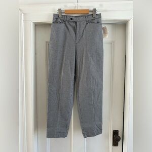 🏷️ NWT Vintage Black and White gingham Pants. Size 8P